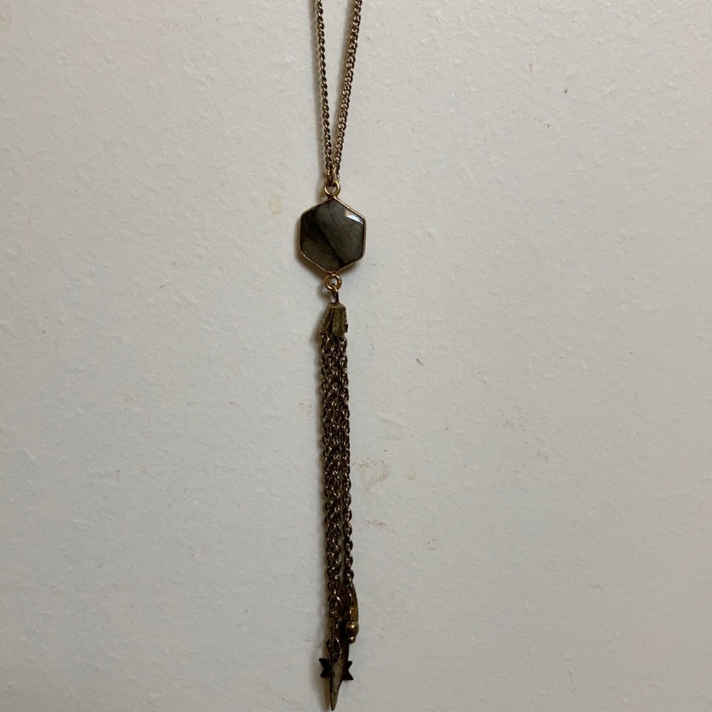A long necklace